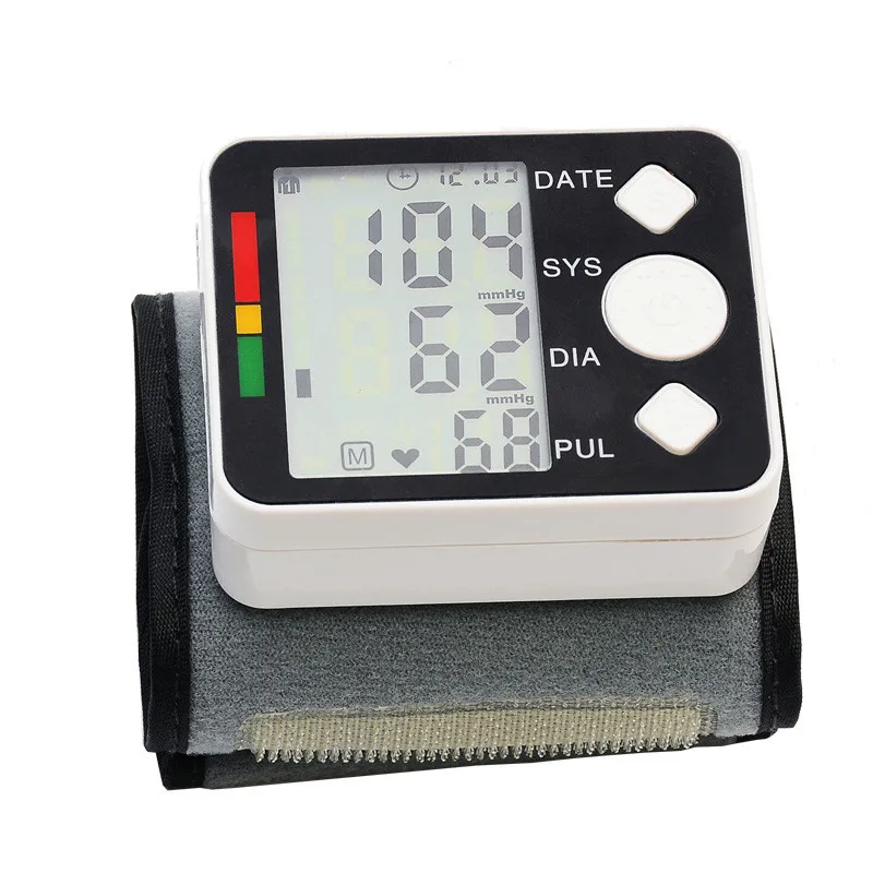

Health Care new tensiometro digital Blood Pressure Monitor Wrist tonometer Automatic Sphygmomanometer BP Blood Pressure Meter