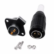 WP20, Industrie steckverbinder, 2-контактный elektrische babybett ausrustung мощность панельный-аншлюс, nennstrom 25A, elektrischen stromansch