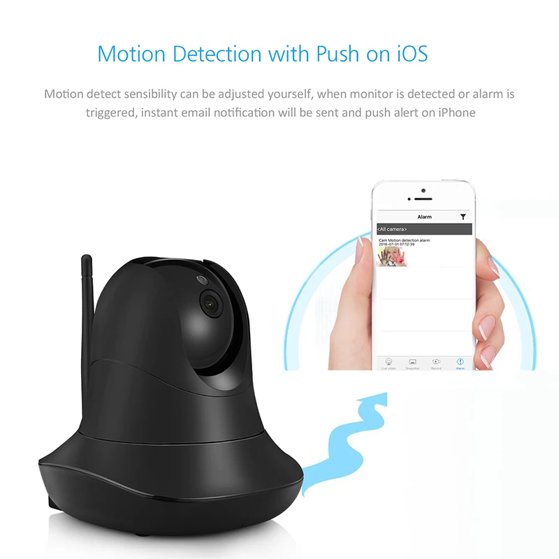 

HD 1080P Wireless IP Camera WiFi Baby Monitor Built In Microphone Home Security Surveillance Camera SL@88