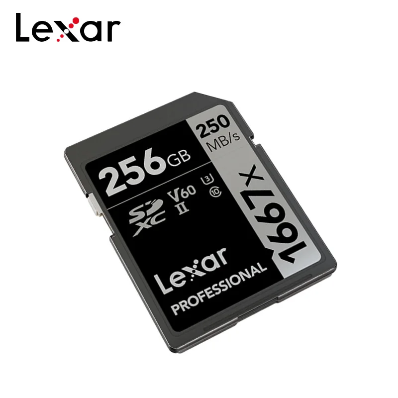 Lexar 1667X sd-карта 128 Гб 64 Гб 256 Гб класс 10 U3 V60 карта памяти 64 128 ГБ 250 Мб флэш-карта памяти SD карта памяти для камеры SDXC SDHC