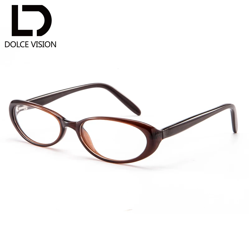 

DOLCE VISION Vintage Oval Myopia Glasses Women Spectacles Clear Photochromic Lenses Corrective Glasses Prescription Brand Design