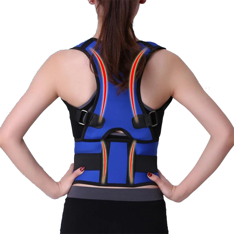 

Adjustable Posture Corset for Women Men Shoulder Brace Neoprene Posture Corrector Back Support Belt New