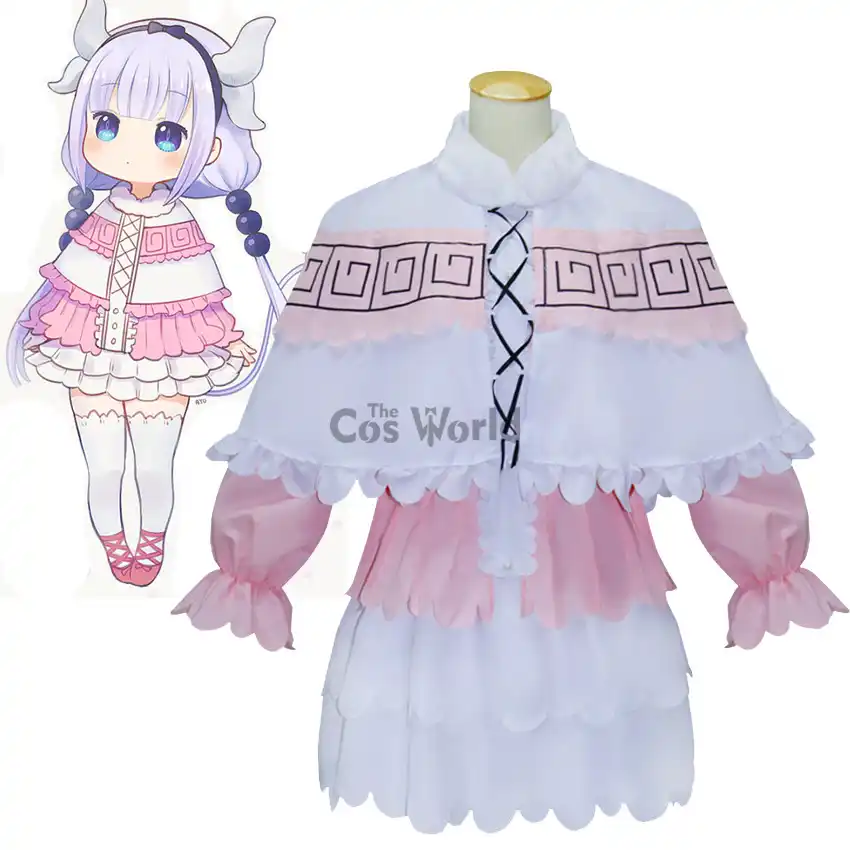 miss kobayashi's dragon maid kamui kanna shirt dress uniform