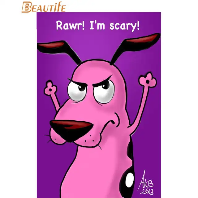 courage the cowardly dog poster courage the cowardly dog poster