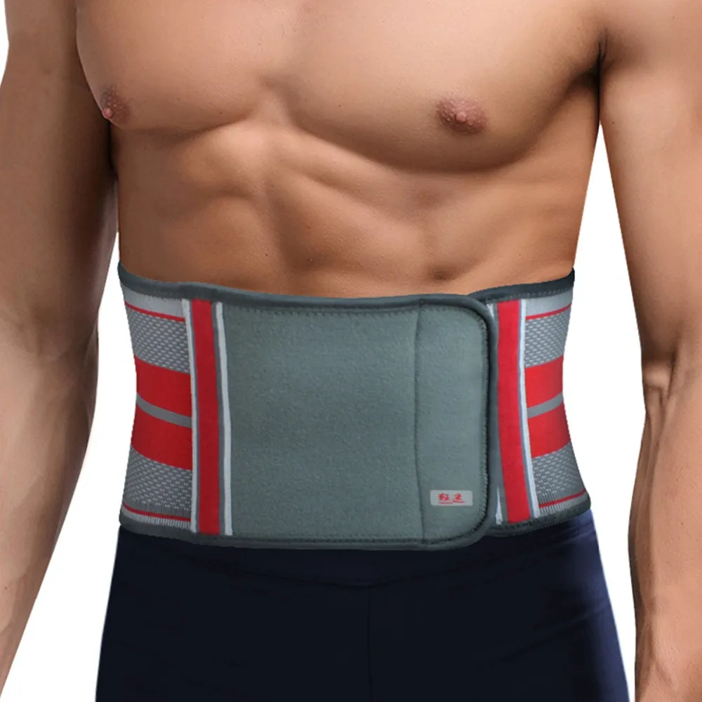 

1 pc Fitness Male Female Warm Sport run Lumbar Support Belt Homme Pressurized Back Silicone triangle pad Support