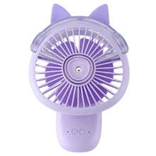 Перезаряжаемый вентилятор с увлажнитель воздуха Usb Арома эфирные масла диффузор портативный мини-вентилятор