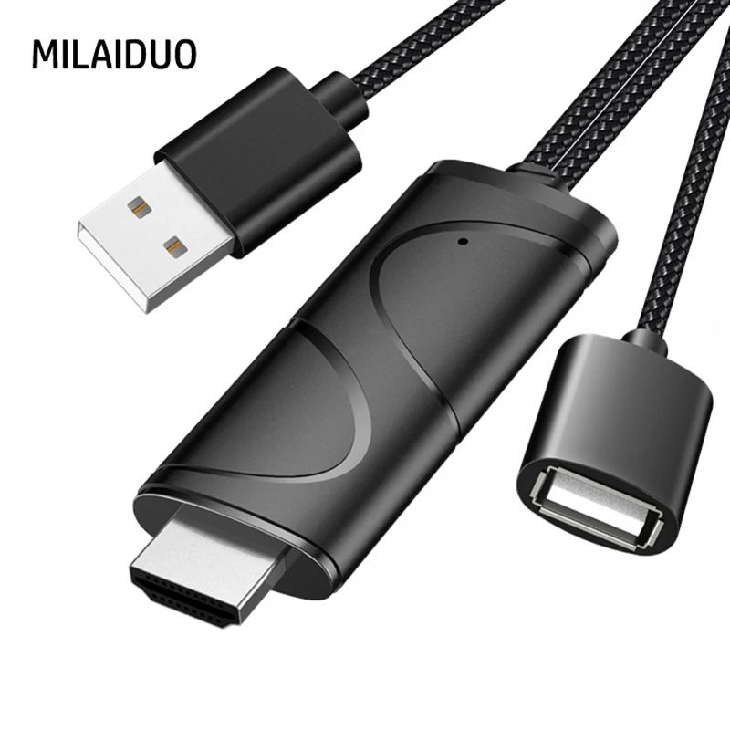LD16 D приемник mirascreen USB к HDMI кабель Micro usb type C Интерфейс wifi дисплей ключ Поддержка 4 K