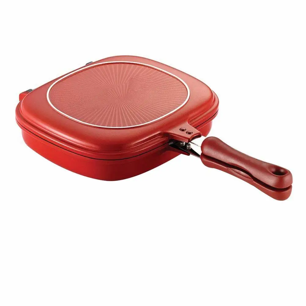 

Frying Pan-Non Stick Cast Double Side Foldable Flipping Griddle Steak Cookware Pancake Frittata Pan Cooking tools For Kitchen