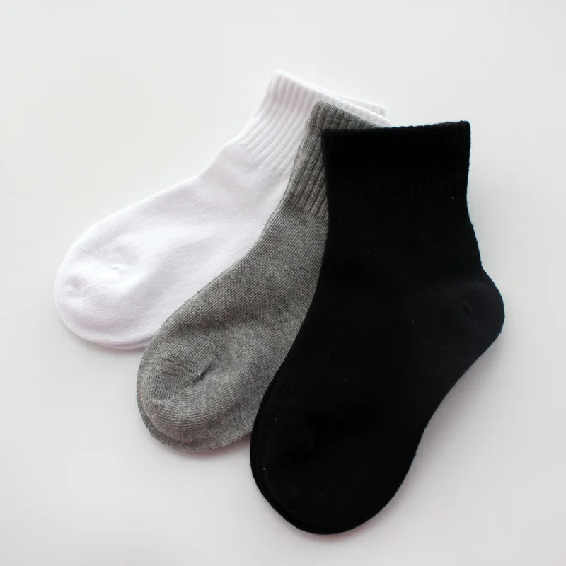 Kids Athletic Socks Short School Socks 5-13Y