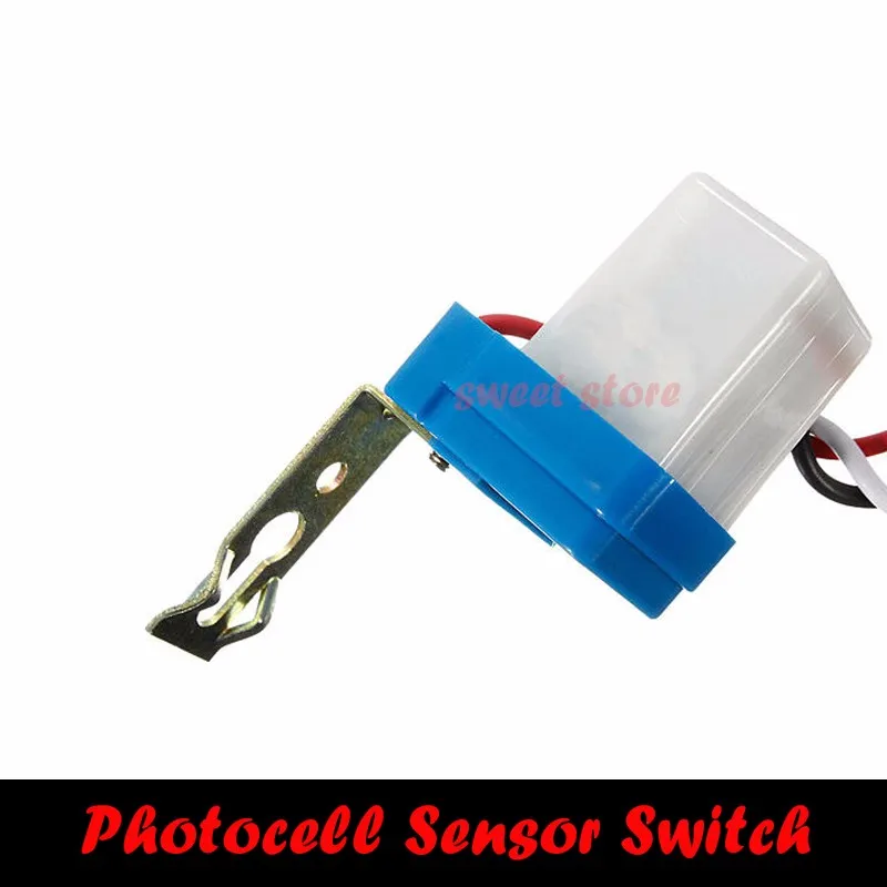 Automatic Auto On Off Photocell street Light Switch Photo Control Photoswitch Sensor DC12v 50-60Hz 10A free shipping 2pcs  (2)