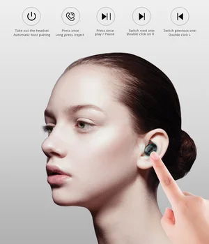 

XG13 TWS Bluetooth 5.0 TWS Earbuds Wireless Headphones Earphone Stereo Headset Earphone with Charging Box for Apple Android