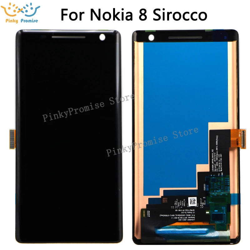 

5.5"For Nokia 8 Sirocco LCD Display Screen with Touch Screen Digitizer Assembly Free Shipping For Nokia Nokia 8 Sirocco lcd
