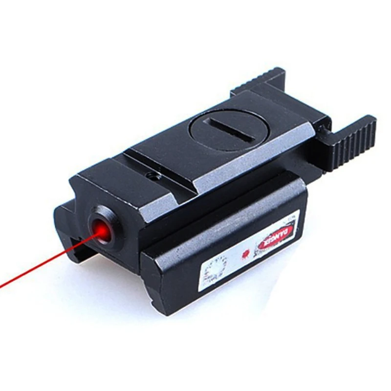 

650nm Mini Outdoor Hunting Tactical Red Laser Sight With Picatinny Weaver Rail Red Beam Stable Output.