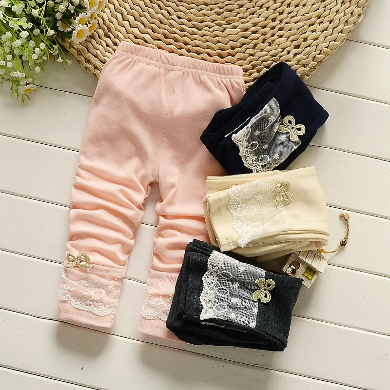 Clearance Sale! autumn Baby Girl Pants Cute Baby Sweet girl lace