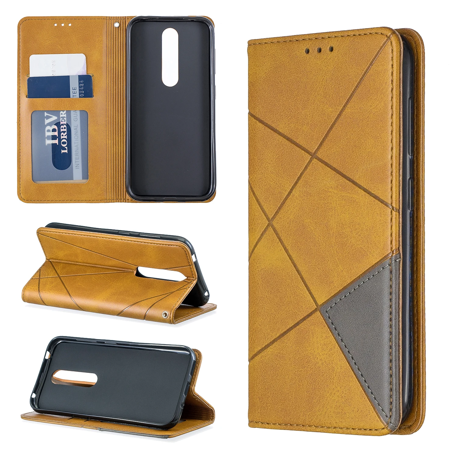 

Flip case for Nokia 1 Plus cover TPU Diamond Pattern leather wallet coque for Nokia 2.2 3.2 4.2 phone case