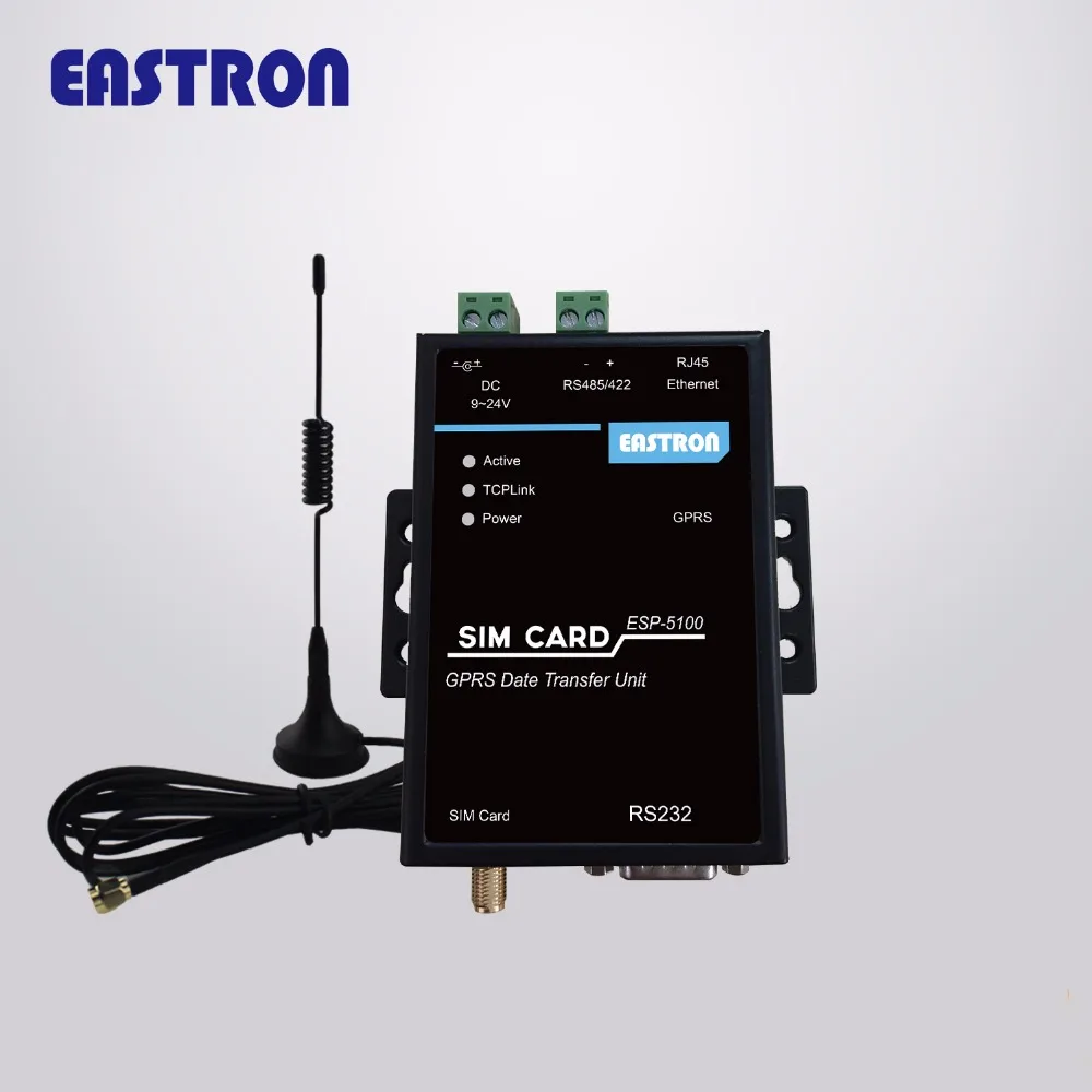 

Eastron ESP-5100 RS232 RS485 to GSM GPRS Ethernet Modem 2G serial port server router