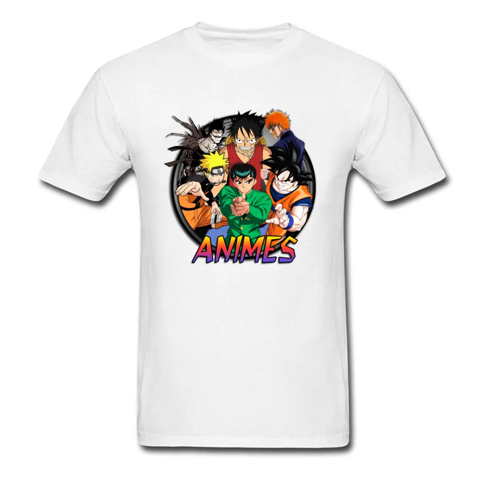 

Men T Shirts Naruto Dragon Ball Evolution T Shirt Brand New Fashion Tshirt White Men's 100 Combed Cotton T-Shirts Anime