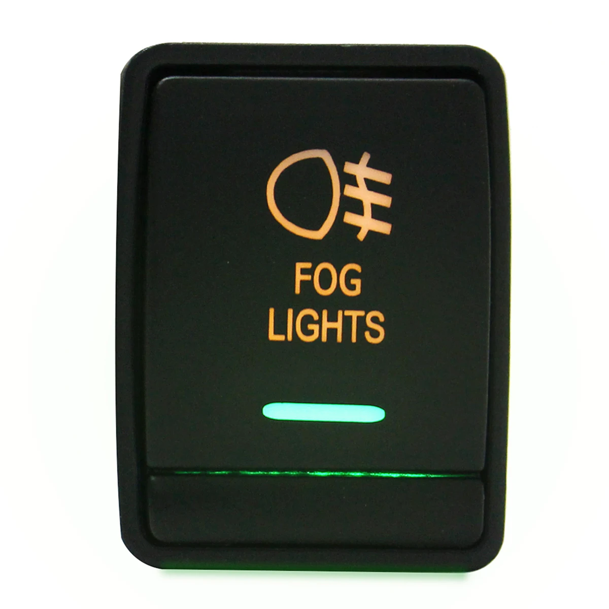 Пластиковый 12 В кнопочный переключатель светодиодный светильник для вождения панель включения выключения тумблер для Nissan Navara NP300 Pathfinder X-Trail - Цвет: Fog Light