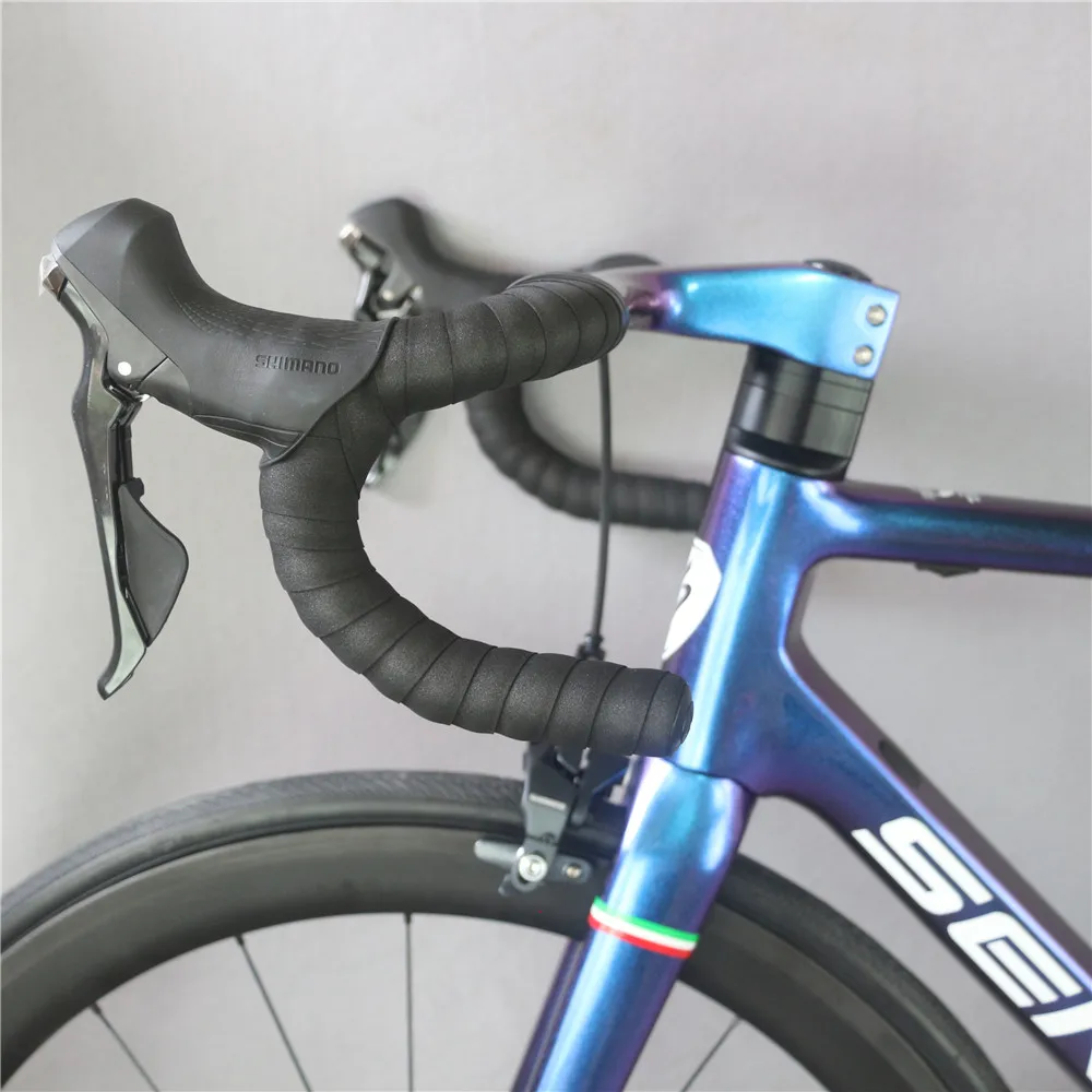 Сверхлегкий углерод дорожный полный велосипед FM629 высокомодульный углерод фирмы Toray волокно t800 22 скорость с Shimao R8000 groupset Хамелеон краска велосипед