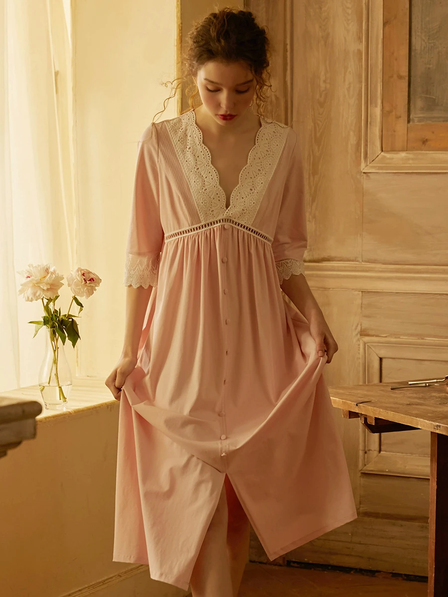 Vintage style cotton nightgowns Clearance