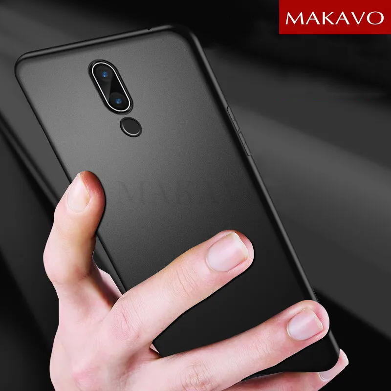 

MAKAVO Cover For Meizu 15 Case Full Protection Soft Silicone Matte Phone Cases For Meizu 15 Plus Lite Meizu15 Plus