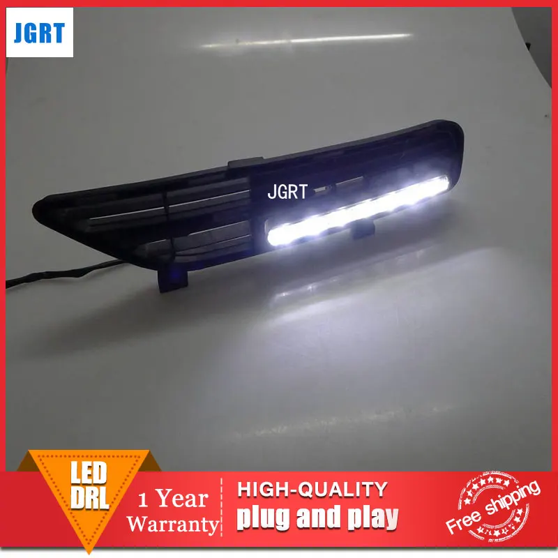 

car 2010-2012 styling For Toyota Reiz LED DRL For Reiz led fog lamps daytime running light High brightness guide LED DRL