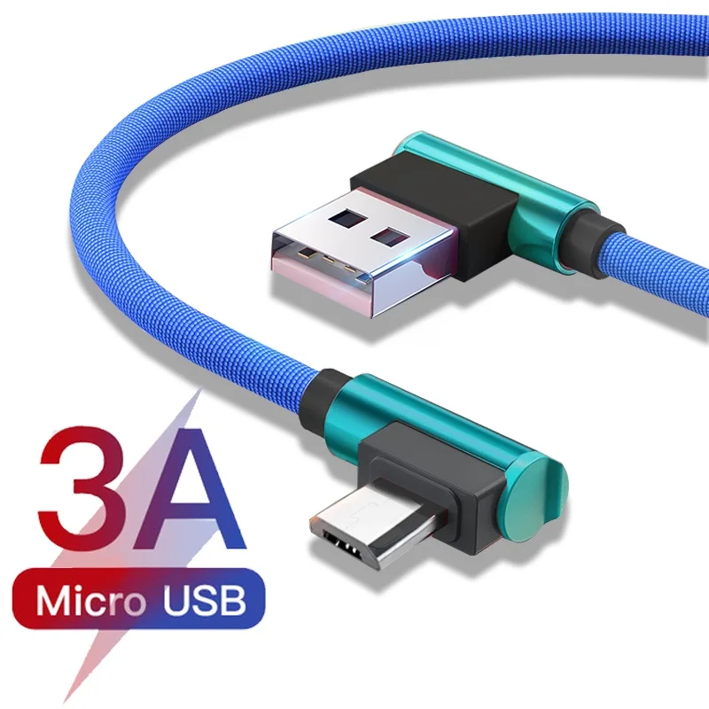 كبل شحن الهاتف المحمول المصغّر usb تطول كابل بيانات سريع شحن 1 m 2 m ل سامسونج موتورولا LG نوكيا بلاك بيري HTC