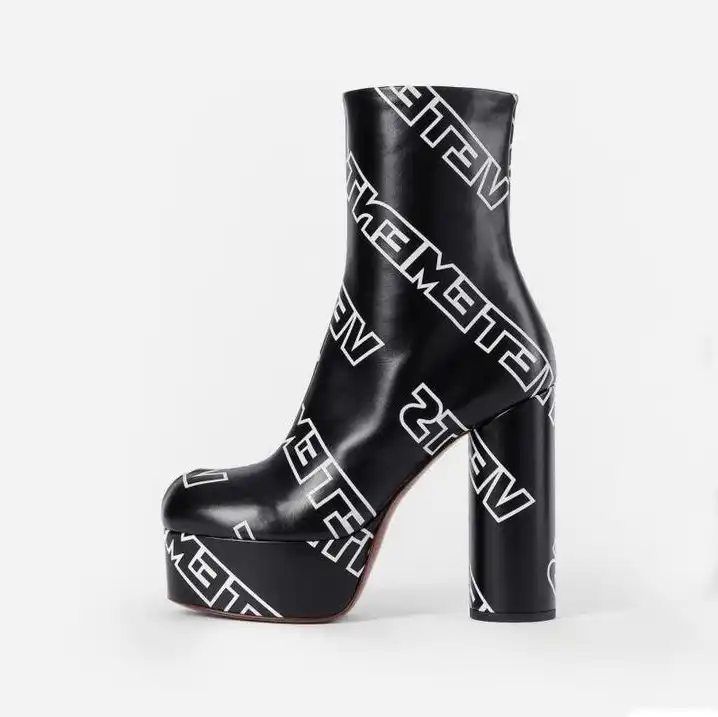 short chunky boots