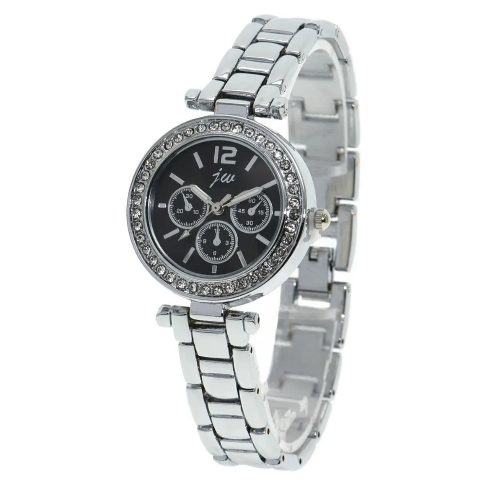 100 шт./лот JW-3529 стильные женские кварцевые часы женские часы с браслетом с запахом кварцевая элегантность сплав часы торговля