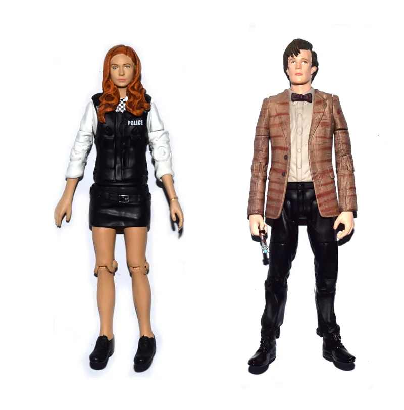 Доктор Кто Amy Pond полицейская форма и Matt Smith свободная фигурка куклы