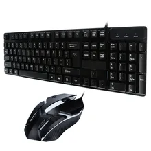 OMESHIN Gaming Keybord Проводная клавиатура и 4000 dpi Мышь Набор для геймера с 7 цветами дыхательный светильник мышь и клавиатура комбо 118A