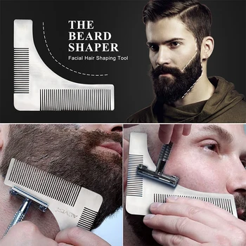 

Beard Shaping Template Shower Salon Beard Shaving shave Shaping style styling comb care brush Tool