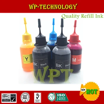 

5PK Quality Universal Dye Refill ink CISS Ink suit for HP EPSON CANON BROTHER inkjet cartridges and CISS