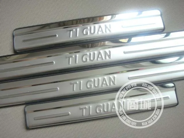 Высокое качество нержавеющая сталь Накладка/дверной порог для 2010-2012 VW Tiguan