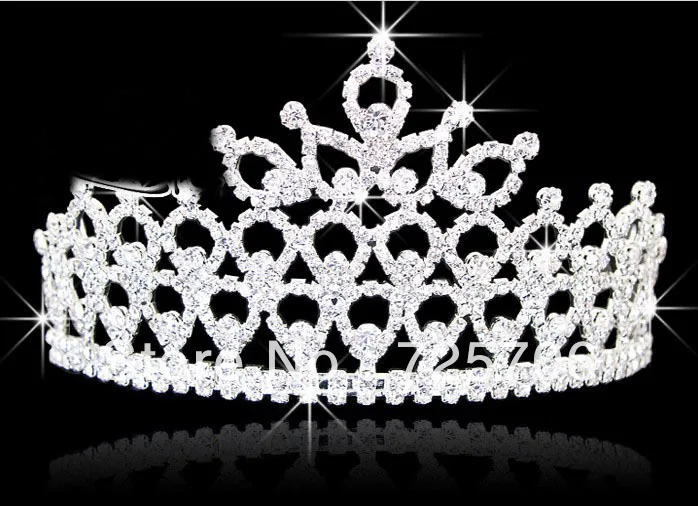 Free Shipping Bridal Wedding Crystal Rhinestone Crown Princess Crowns