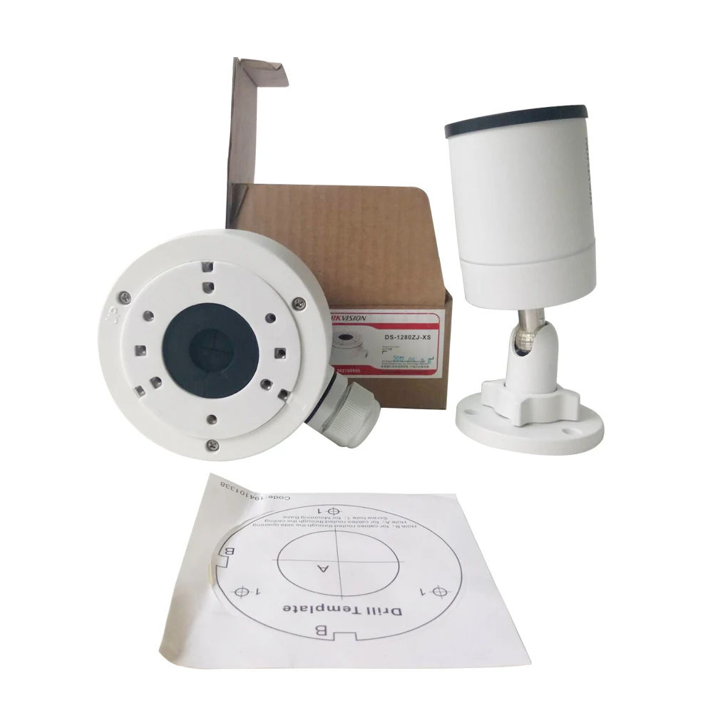 CCTV кронштейн DS-1280ZJ-XS для DS-2CD2042WD-I DS-2CD2085FWD-I ip-камера настенный кронштейн для камеры безопасности s распределительная коробка