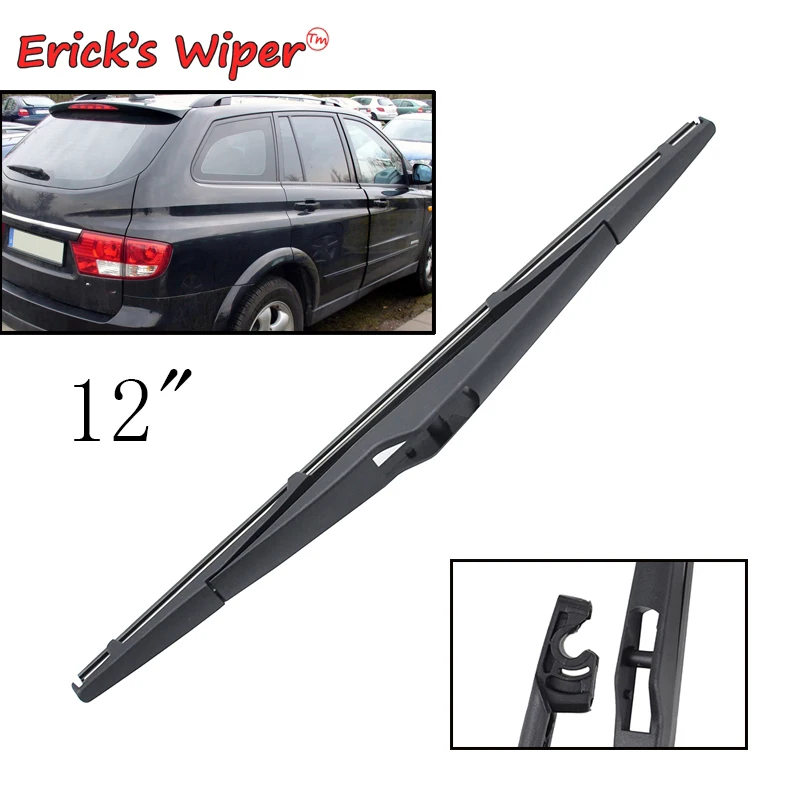 

Erick's Wiper 12" Rear Wiper Blade For SsangYong Kyron 2007-2011 facelift Windshield Windscreen Rear Window