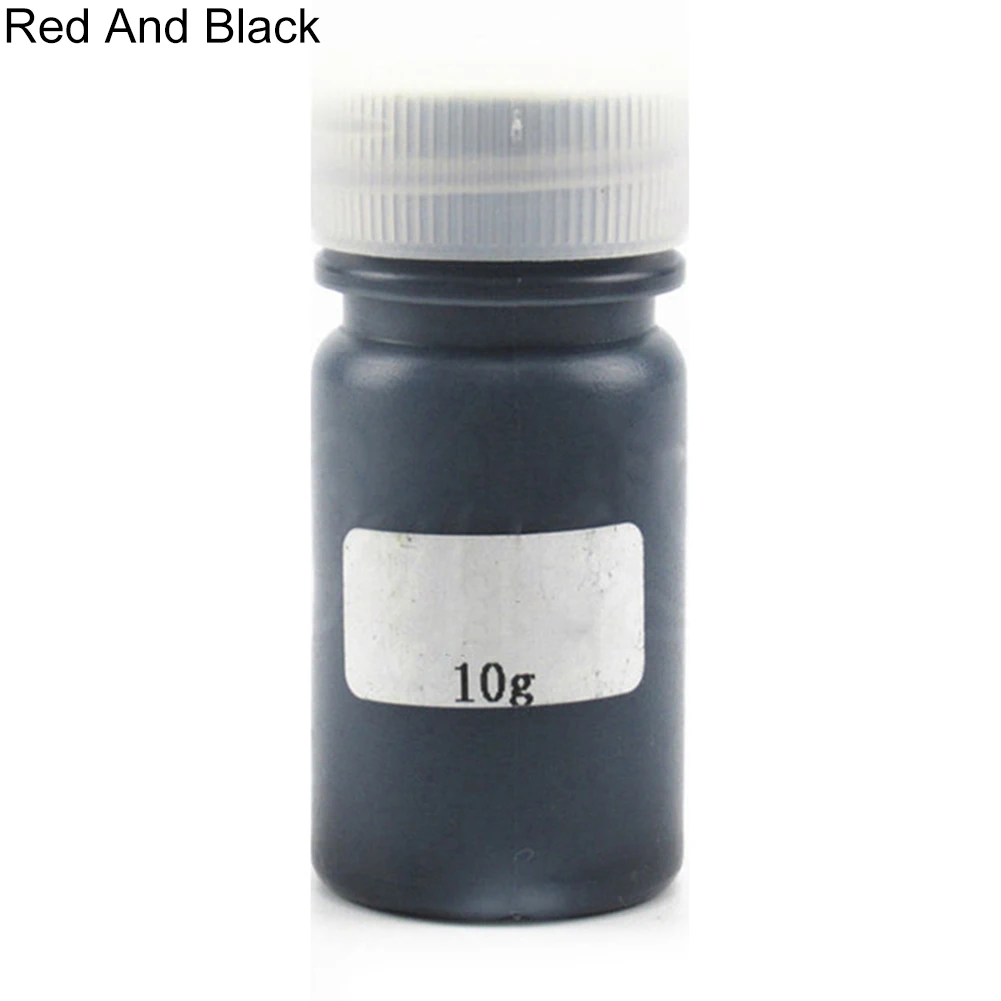 10 г высокая концентрация DIY УФ смолы жидкий краситель цвет муравей пигмент смолы смешанный цвет эпоксидной смолы для DIY ювелирных изделий ремесло - Цвет: Red And Black