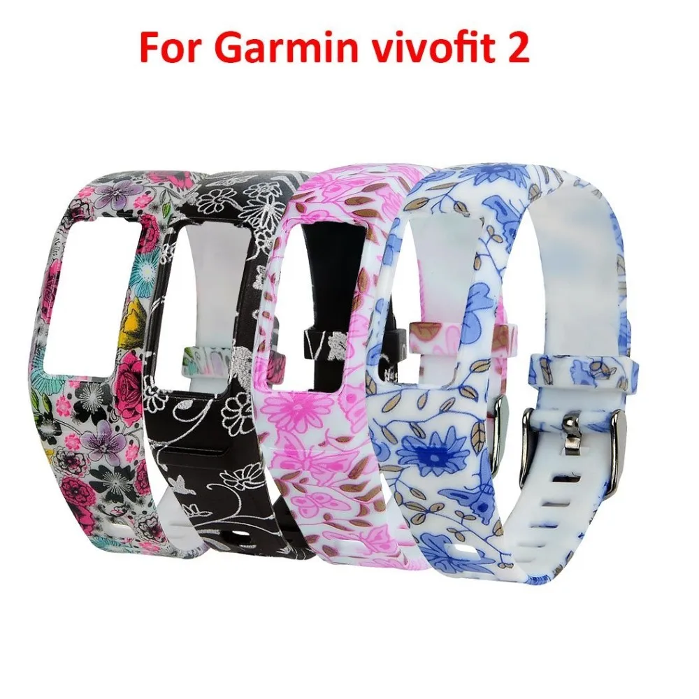 JM2GJHS) 4 шт./лот PY-0I9 мягкий силиконовый сменный Браслет для Garmin Vivofit 2, Garmin Vivofit 2 фитнес-браслет