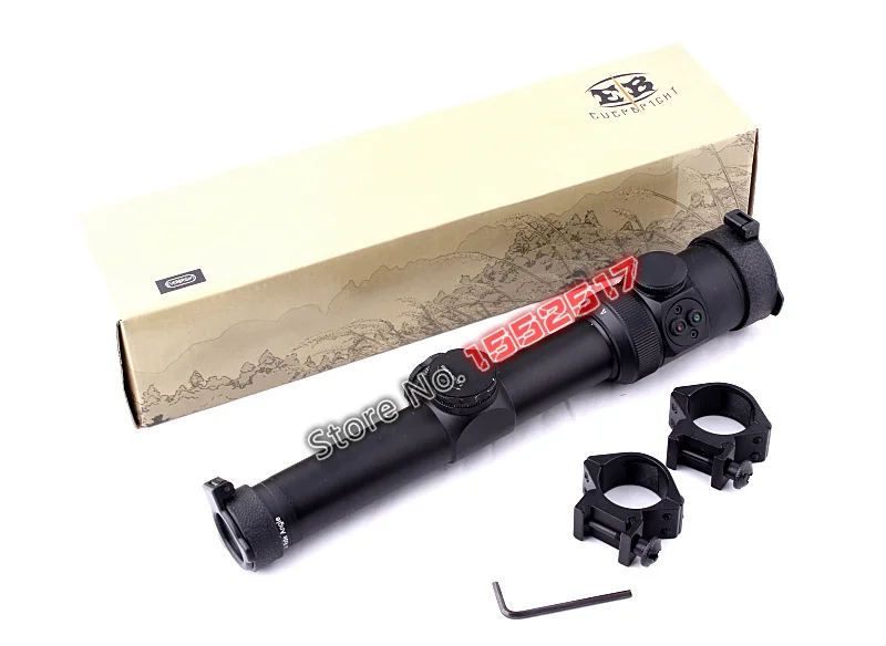 EB1-4x24 Tactical High Recoil Resistant Rifle Scope 30mm Monotube High Quality Free Shipping