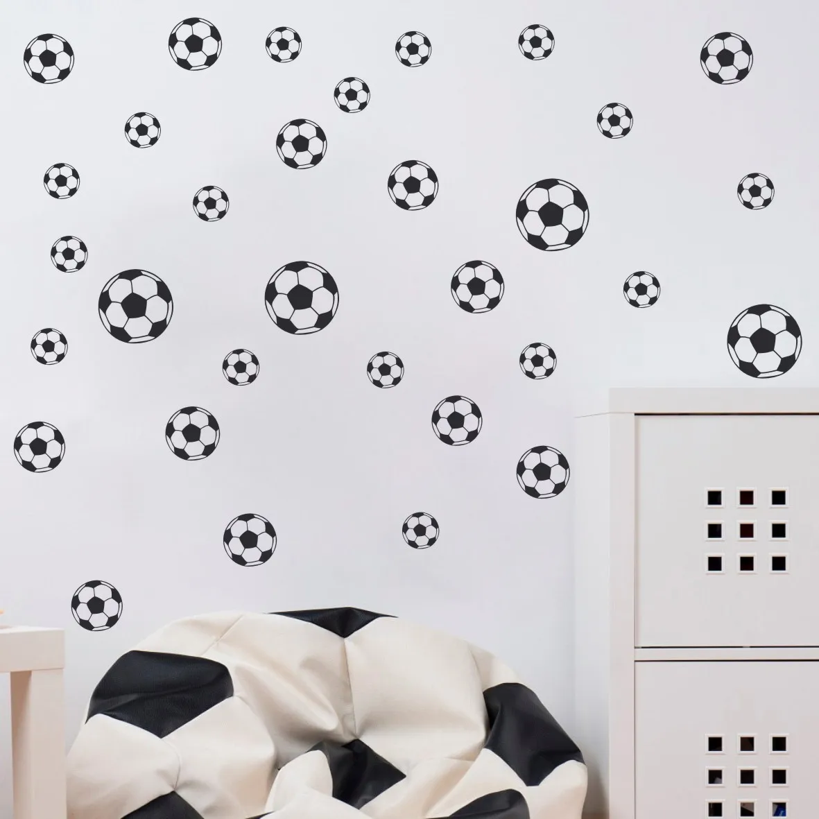

Boys Room Sticker Football Boy Room Loves To Play Football Removable Wall Art Stickers LX327