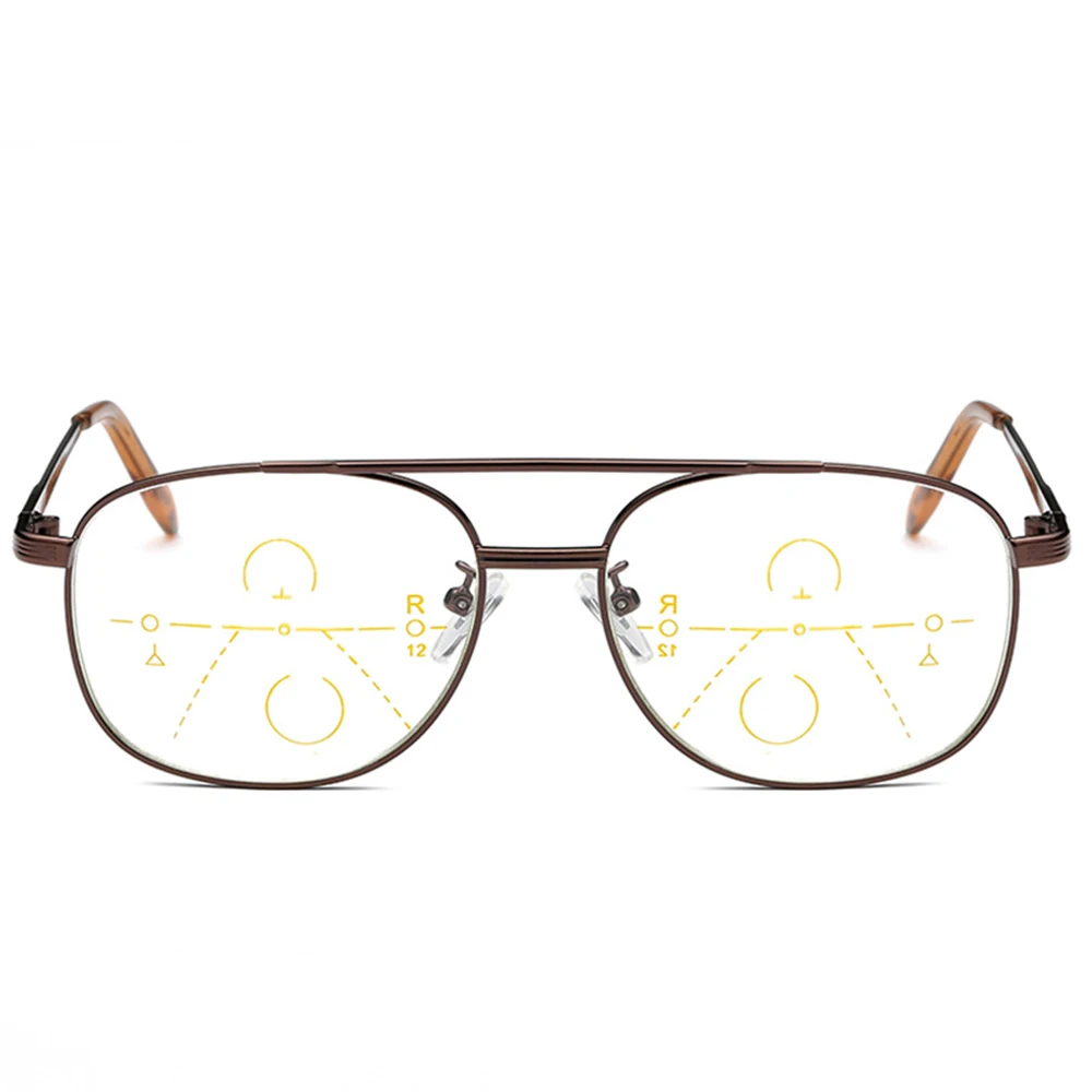 = Scober двойные солнцезащитные очки для интеллекта прогрессивные многофокусные коммерческие очки для чтения бифокальные+ 1+ 1,5+ 2 до+ 4