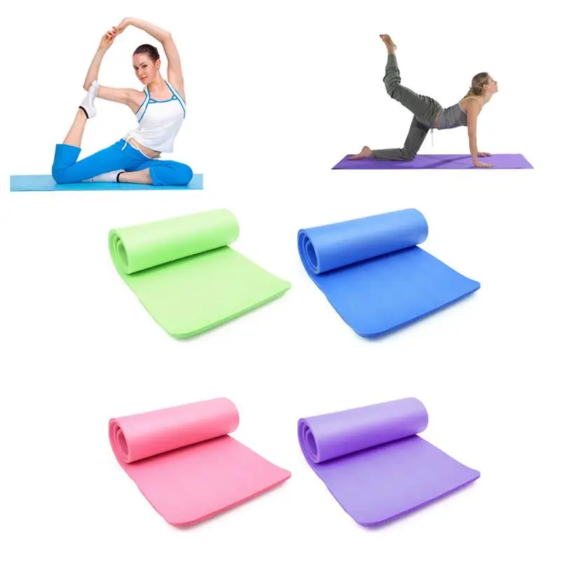 15mm Thick NBR Foam Yoga Mat Soft Yoga Pads Sports Training Exercise