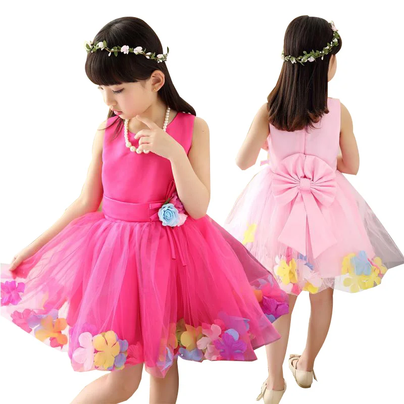 Весенне-летнее платье для девочек-подростков детское платье принцессы на свадьбу, день рождения, вечеринку для девочек от 3 до 10 лет, детская одежда Детский костюм