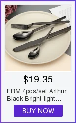 FRM, золото, Матовая нержавеющая сталь, столовые приборы, вилка в западном стиле, набор ножей, совок, десертная вилка, набор ножей, совок