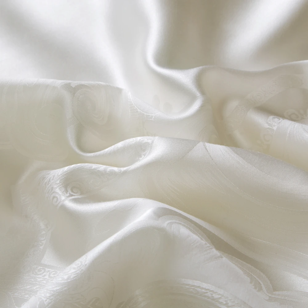 HS الفاخرة الأوروبية نمط 19 Momme التوت الحرير 4 قطع الفراش مجموعات الملك حجم طاقم غرفة نوم المنزل المنسوجات للمنزل