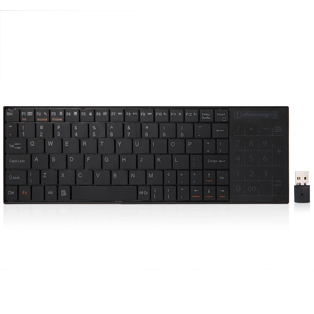 IPazzPort KP 810 25 Wireless Keyboard bluetooth USB RF 2.4Ghz Wireless Gaming Keypad Builtin