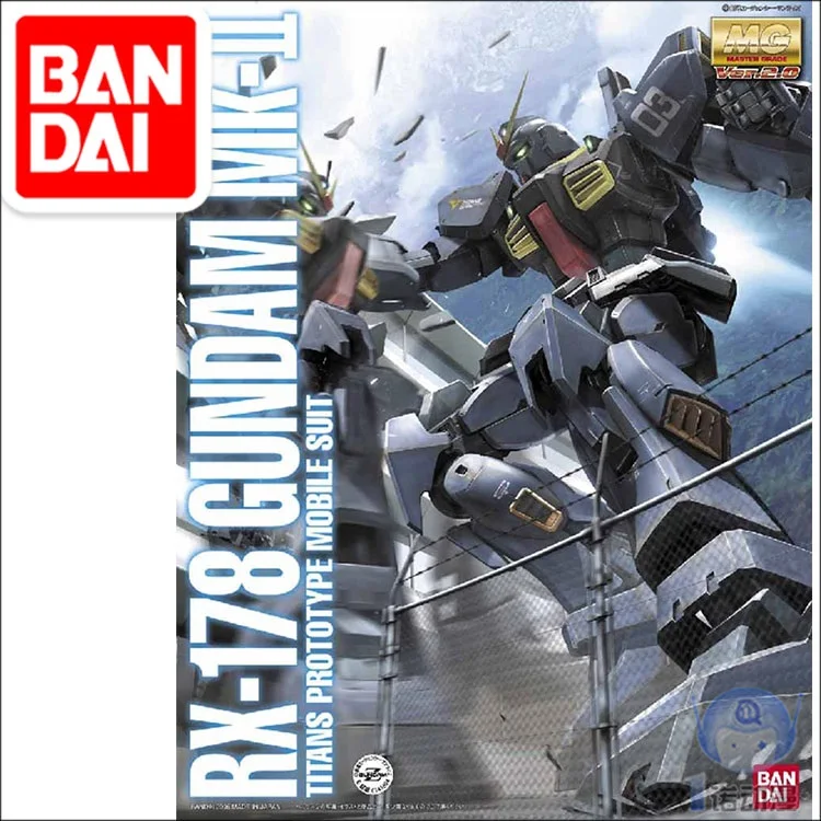 Japaness Gundam MG 1/100 модель RX-178 Gundam MK-II Титаны прототип мобильный костюм дети игрушечные лошадки с держателем