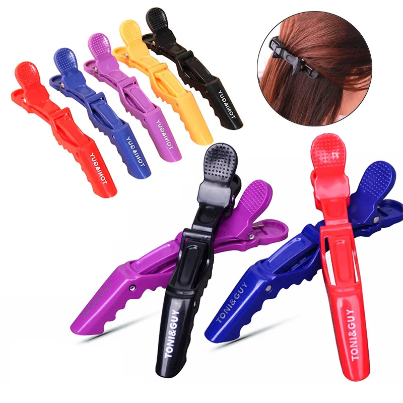 

Hot Sale 6PCS/Set Professional Salon Section Hair Clips DIY Hairdressing Hairpins Plastic Hair Care Styling Accessories Tools