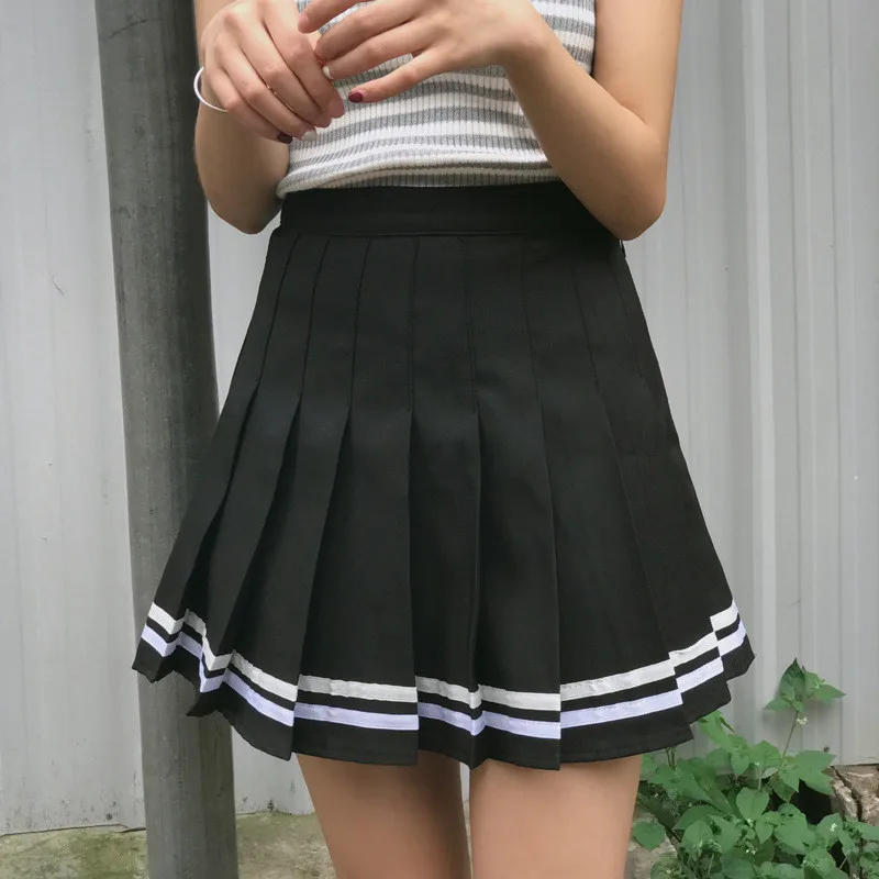 AZUE Женская Сексуальная плиссированная юбка высокая эластичная Faldas женские миди юбки летние короткие юбки saia feminina